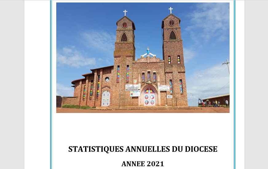 STATISTIQUES ANNUELLES DU DIOCESE BYUMBA, ANNEE 2021